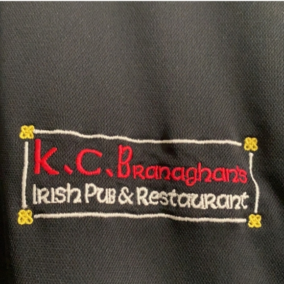 Sport-Tek Black Logo Polo Shirt Men Size L - Picture 4 of 8